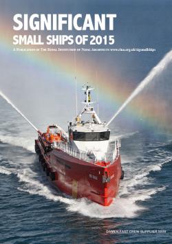 Significant Small Ships 2015